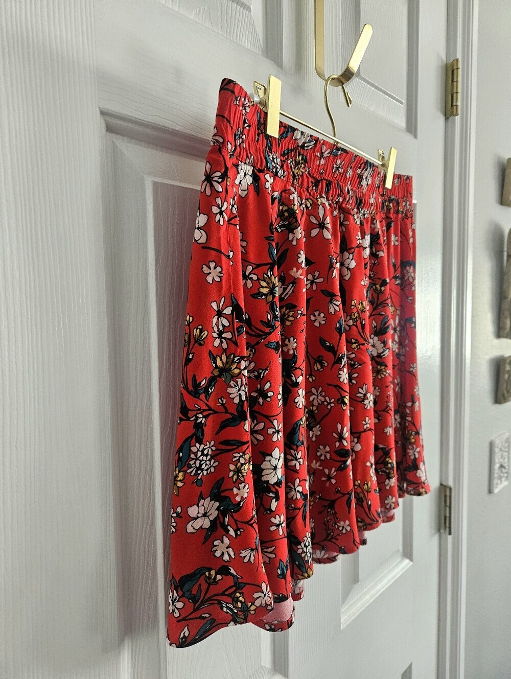 NWOT Vero Moda Simply Easy Floral Mini Skater Skirt - Picture 4 of 9